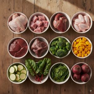 Menú BARF de Vacuno Caja de 5 Kg